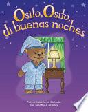 libro Osito, Osito, Di Buenas Noches (teddy Bear, Teddy Bear, Say Good Night)