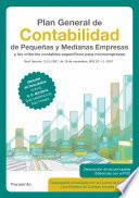 libro Plan General De Contabilidad De Pequeñas Y Medianas Empresas 3.ª Edición 2017