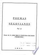 libro Poemas Segovianos