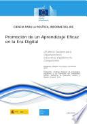 libro Promoción De Un Aprendizaje Eficaz En La Era Digital. Un Marco Europeo Para Organizaciones Educativas Digitalmente Competentes