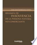 libro Régimen De Insolvencia De La Persona Natural No Comerciante