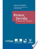 libro Ricoeur, Derrida