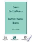 libro Sabinas Estado De Coahuila. Cuaderno Estadístico Municipal 1995