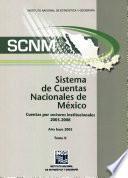libro Scnm. Sistema De Cuentas Nacionales De México. Cuentas Por Sectores Institucionales 2003 2008. Año Base 2003. Tomo Ii