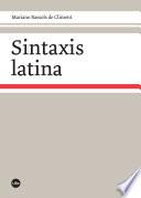 libro Sintaxis Latina