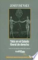 libro Tabú En El Estado Liberal De Derecho