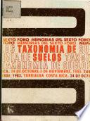 libro Taxonomia De Suelos, Memoria Del Sexto Foro Realizado En Turrialba, Costa Rica, Informe Tecnico No 43