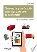 libro Técnicas De Planificación Industrial Y Gestión De Existencias. Aurum 1c