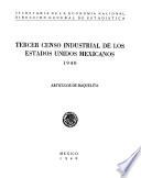 libro Tercer Censo Industrial De Los Estados Unidos Mexicanos 1940. Artículos De Baquelita