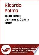 libro Tradiciones Peruanas Iv