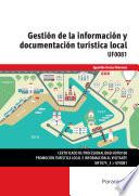 libro Uf0081   Gestión De La Información Y Documentación Turística Local