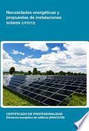 libro Uf0213   Necesidades Energéticas Y Propuestas De Instalaciones Solares