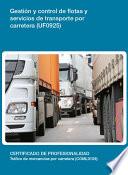 libro Uf0925   Gestión Y Control De Flotas Y Servicios De Transporte Por Carretera