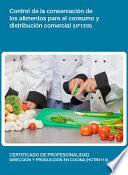 libro Uf1356   Control De La Conservación De Los Alimentos Para El Consumo Y Distribución Comercial