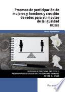 libro Uf2685   Procesos De Participación De Mujeres Y Hombre Y Creación De Redes Para El Impulso De La Igualdad