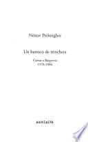 libro Un Barroco De Trinchera