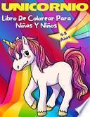 Unicornio Libro De Colorear Para Niños Y Niñas De 4 A 8 Años