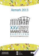 libro Xxv Congreso Nacional De Marketing. Aemark 2013