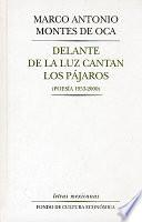 libro Delante De La Luz Cantan Los Pájaros