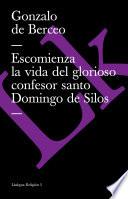 libro Escomienza La Vida Del Glorioso Confesor Santo Domingo De Silos