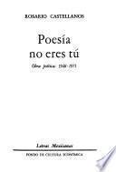 libro Poesia No Eres Tu (poetry. . . It S Not You!)