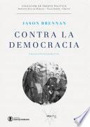 libro Contra La Democracia