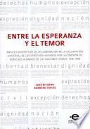 libro Entre La Esperanza Y El Temor