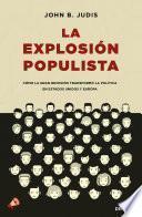 libro La Explosión Populista