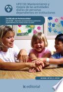 libro Mantenimiento Y Mejora De Las Actividades Diarias De Personas Dependientes En Instituciones. Sscs0208