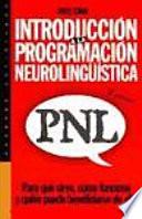 libro Introducción A La Programación Neurolingüistica (pnl)