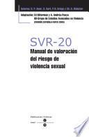 libro Svr 20   Manual De Valoración Del Riesgo De Violencia Sexual + Bloc Protocolos De 25 Hojas