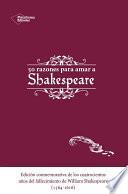 libro 50 Razones Para Amar A Shakespeare