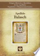 libro Apellido Balasch
