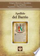 libro Apellido Del Barrio