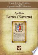 libro Apellido Larrea.(navarra)