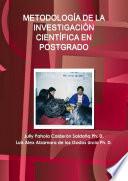 libro Metodologia De La Investigacion Cientifica En Postgrado