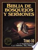libro Biblia De Bosquejos Y Sermones Rv 1960 1 Y 2 Tesalonicenses, 1 Y 2 Timoteo, Tito, Filemon
