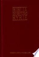 libro Biblia De Estudio Ryrie