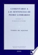 libro Comentario A Las Sentencias De Pedro Lombardo I/1