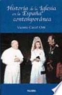 libro Historia De La Iglesia En La España Contemporánea