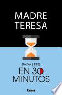 libro Madre Teresa Para Leer En 30 Minutos