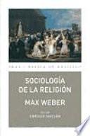 libro Sociología De La Religión