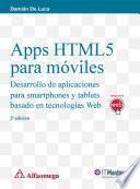libro Apss Html5 Para Móviles   Desarrollo De Aplicaciones Para Smartphones Y Tablets Basado En Tecnologías Web