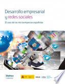 libro Desarrollo Empresarial Y Redes Sociales. El Caso De Las Microempresas Españolas