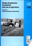 libro Equipo Portàtil De Aplicación De Pesticidas Para Uso En Agricultura