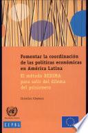 libro Fomentar La Coordinación De Las Políticas Económicas En América Latina