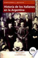 libro Historia De Los Italianos En La Argentina